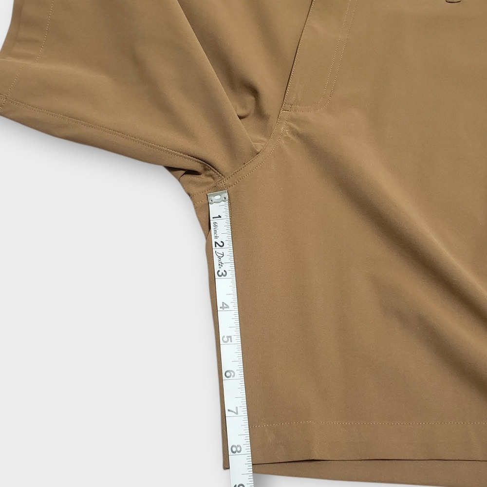 Vuori Mens Meta Short 8" V379 Camel Brown Performance Golf Chino Size 36 - Picture 9 of 10